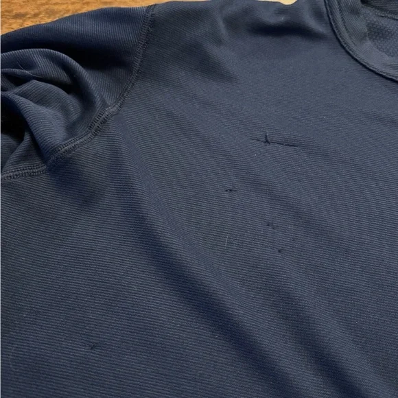 Patagonia capilene Navy Blue Long Sleeve Shirt - Picture 3 of 5
